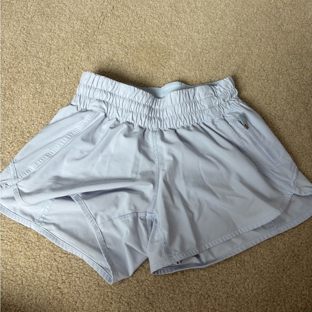Lululemon Athletica Light Gray Athletic Shorts